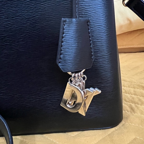 DKNY Black Paige Medium Satchel With Convertible Strap - Picture 9 of 9